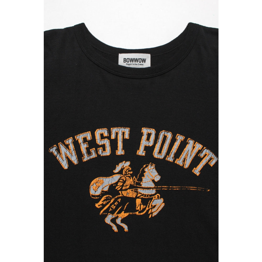 BOWWOW WEST POINT 8812 TEE-BLACK
