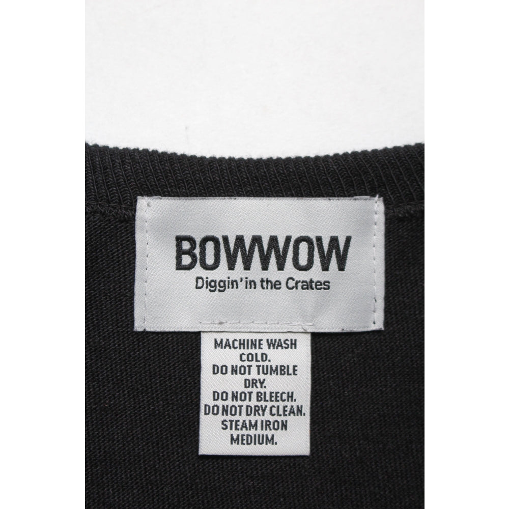 BOWWOW WEST POINT 8812 TEE-BLACK