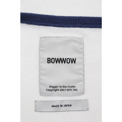 BOWWOW WEST POINT LOGO RIBBED SS CS-WHITE