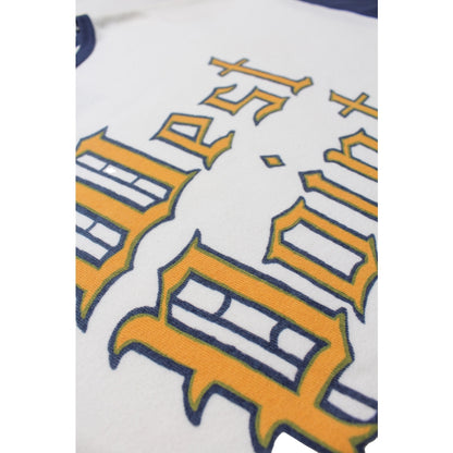 BOWWOW WEST POINT LOGO RIBBED SS CS-WHITE