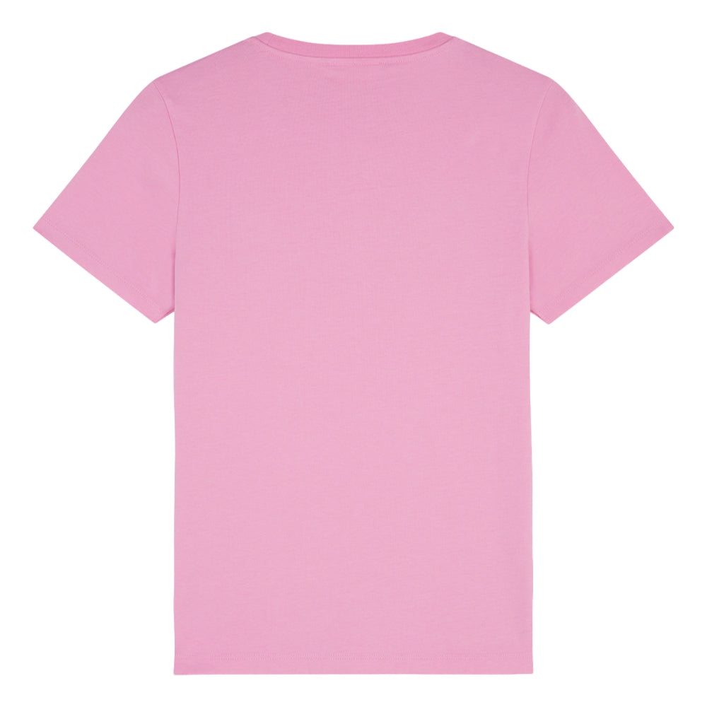 MAISON KITSUNE W FOX HEAD PATCH REGULAR TEE SHIRT-PINK