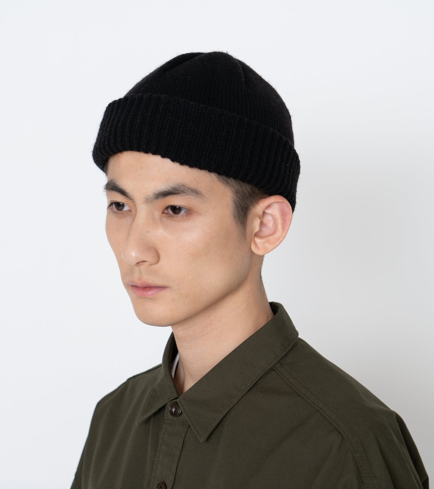 Nanamica WINDSTOPPER BEANIE-BLACK