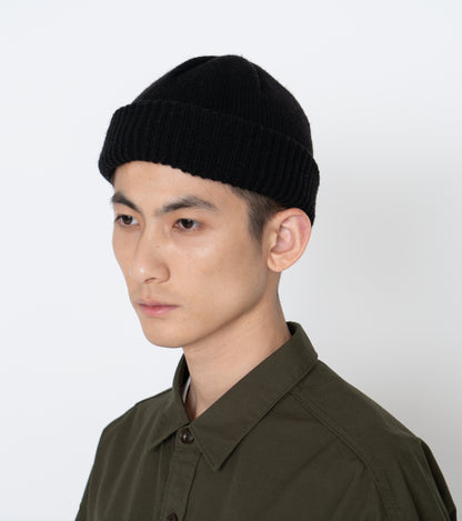Nanamica WINDSTOPPER BEANIE-BLACK