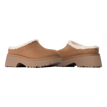 UGG W NEW HEIGHTS COZY CLOG-CHESTNUTS