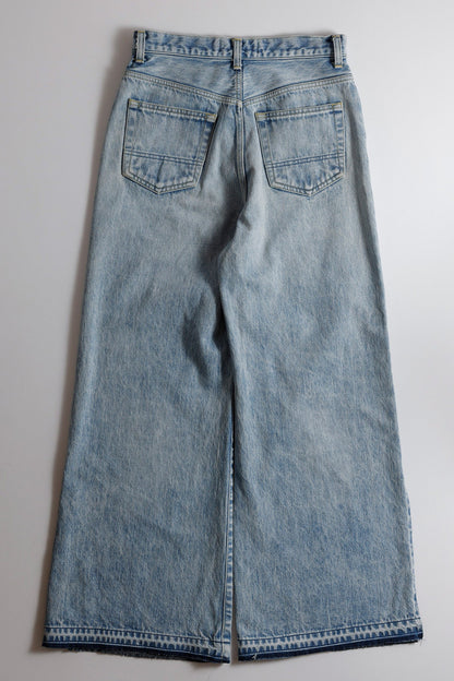 FUNDAMENTAL <WOMENS FIT> FLARE DENIM LIGHT WASH-INDIGO