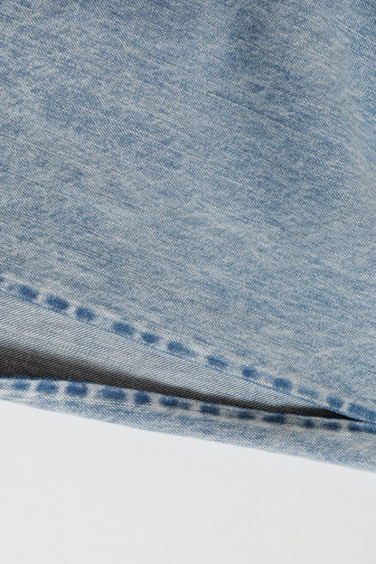 FUNDAMENTAL <WOMENS FIT> FLARE DENIM LIGHT WASH-INDIGO