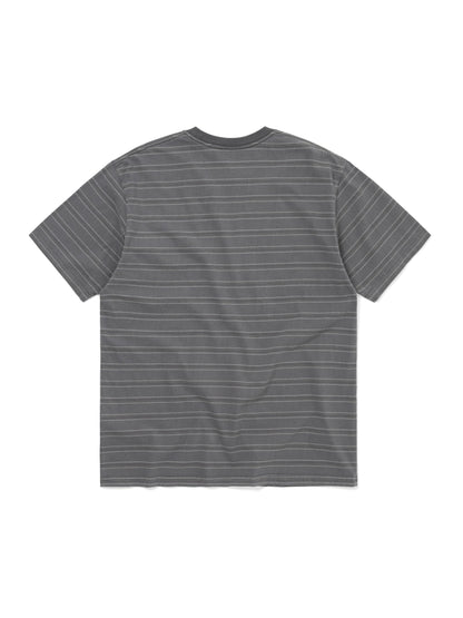 THIS IS NEVER THAT WASHED STRIPED TEE-BLUE