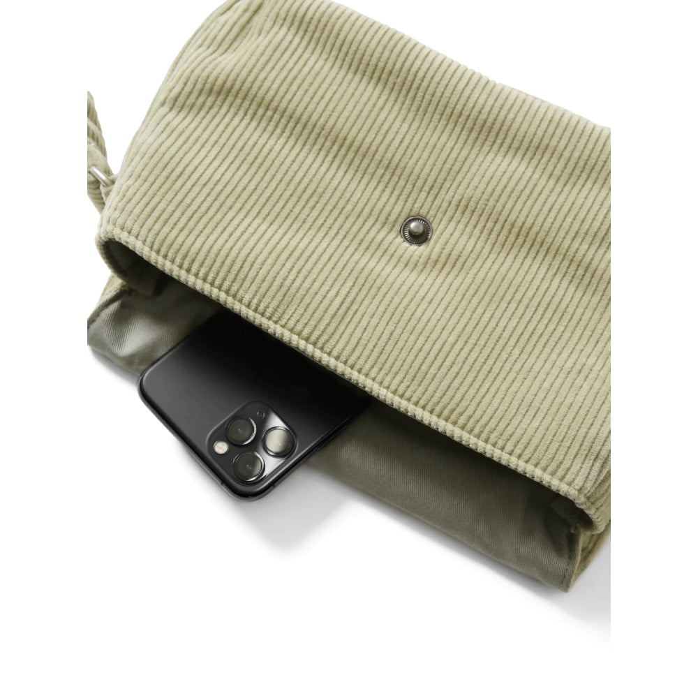 WIDE WALE CORD SHOULDER BAG