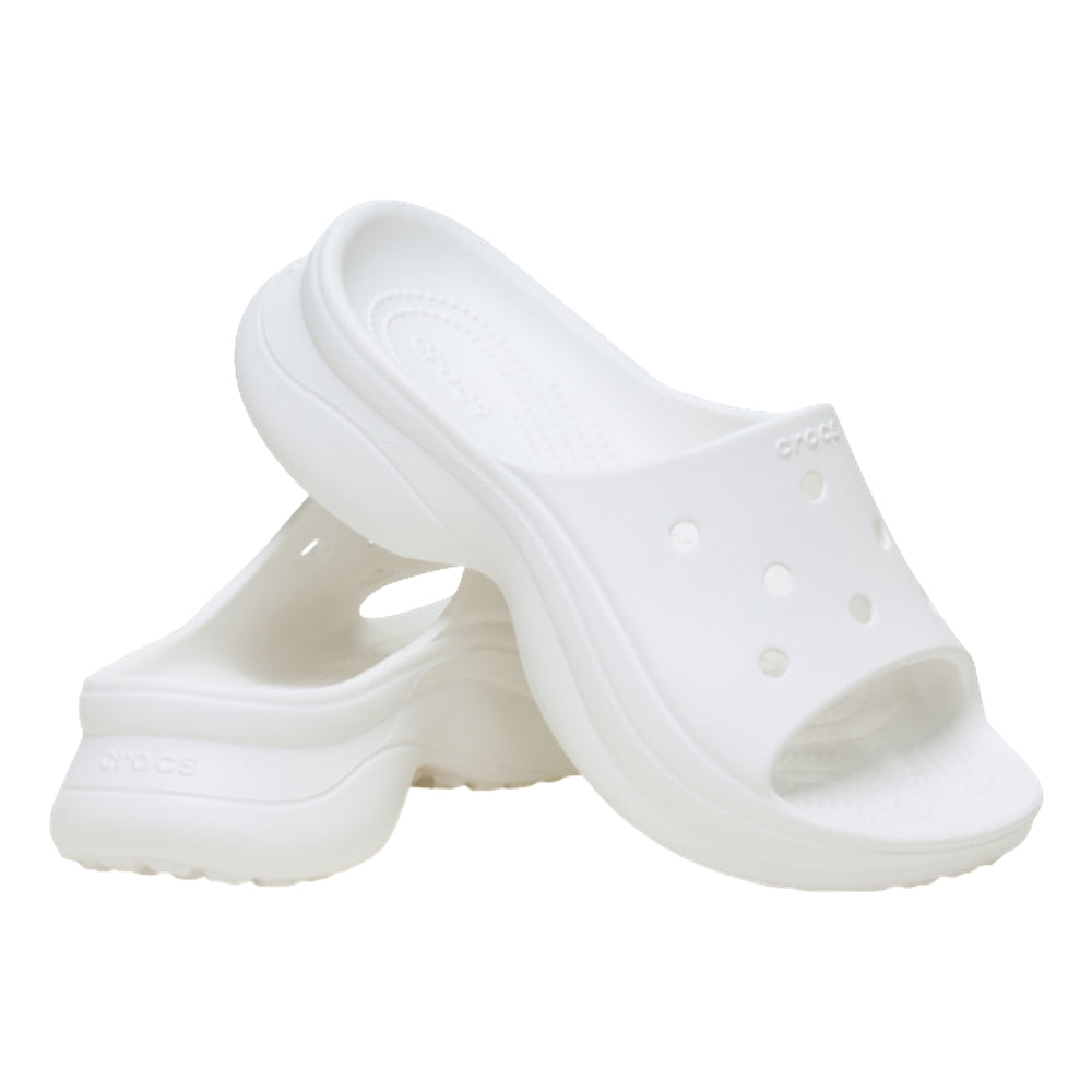 CROCS WOMEN'S BAE SLIDE-WHITE