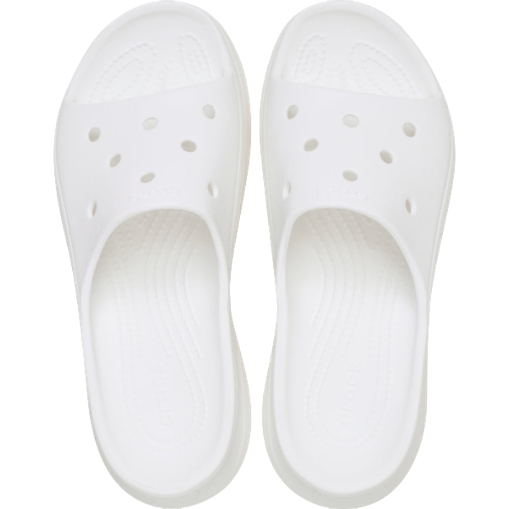 CROCS WOMEN'S BAE SLIDE-WHITE