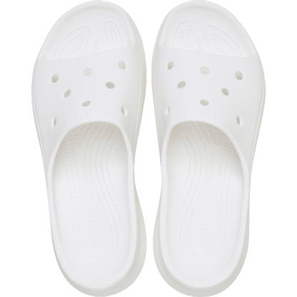 CROCS WOMEN'S BAE SLIDE-WHITE