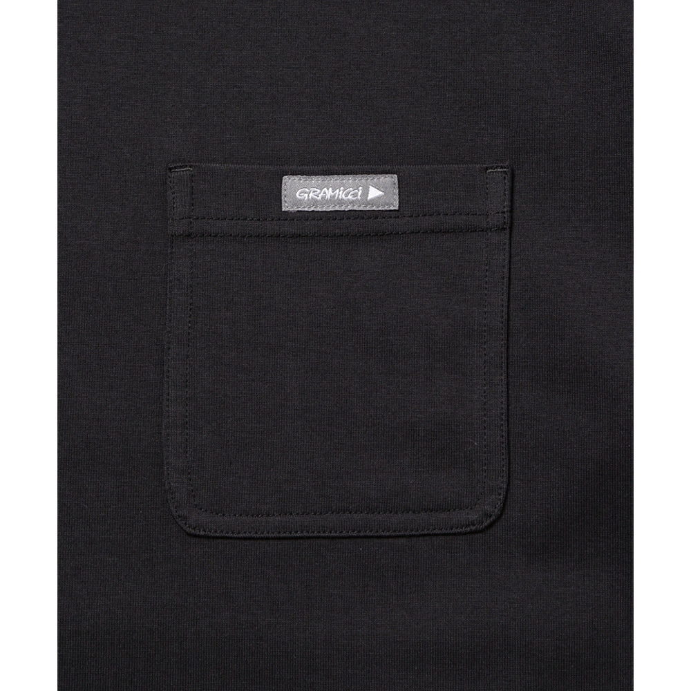 AND WANDER X GRAMICCI BACKPRINT TEE-BLACK