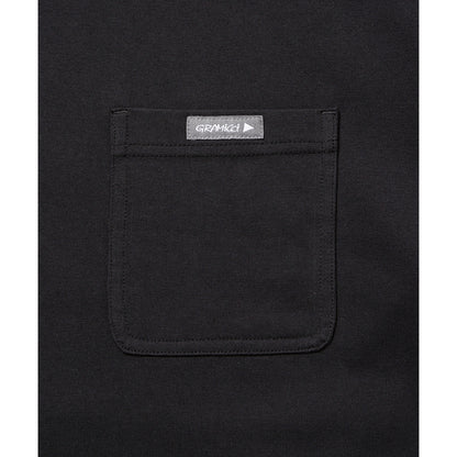 AND WANDER X GRAMICCI BACKPRINT TEE-BLACK