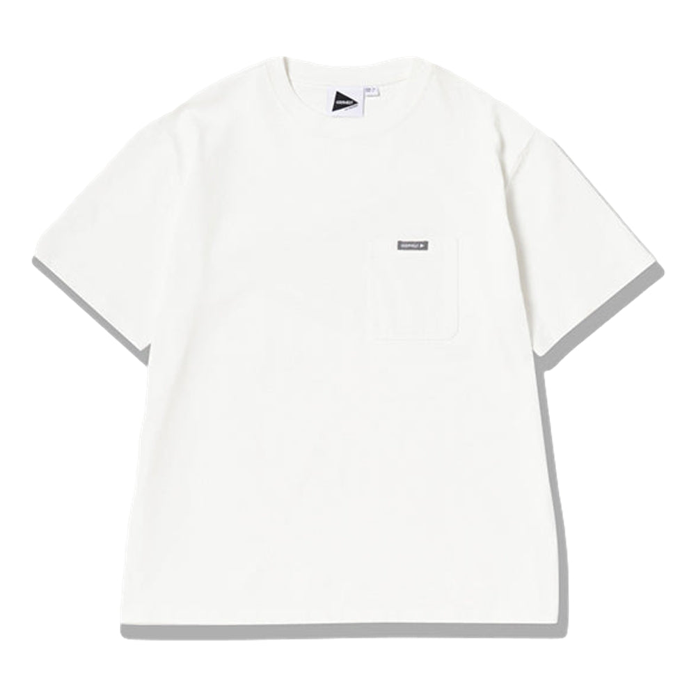 AND WANDER X GRAMICCI BACKPRINT TEE-WHITE