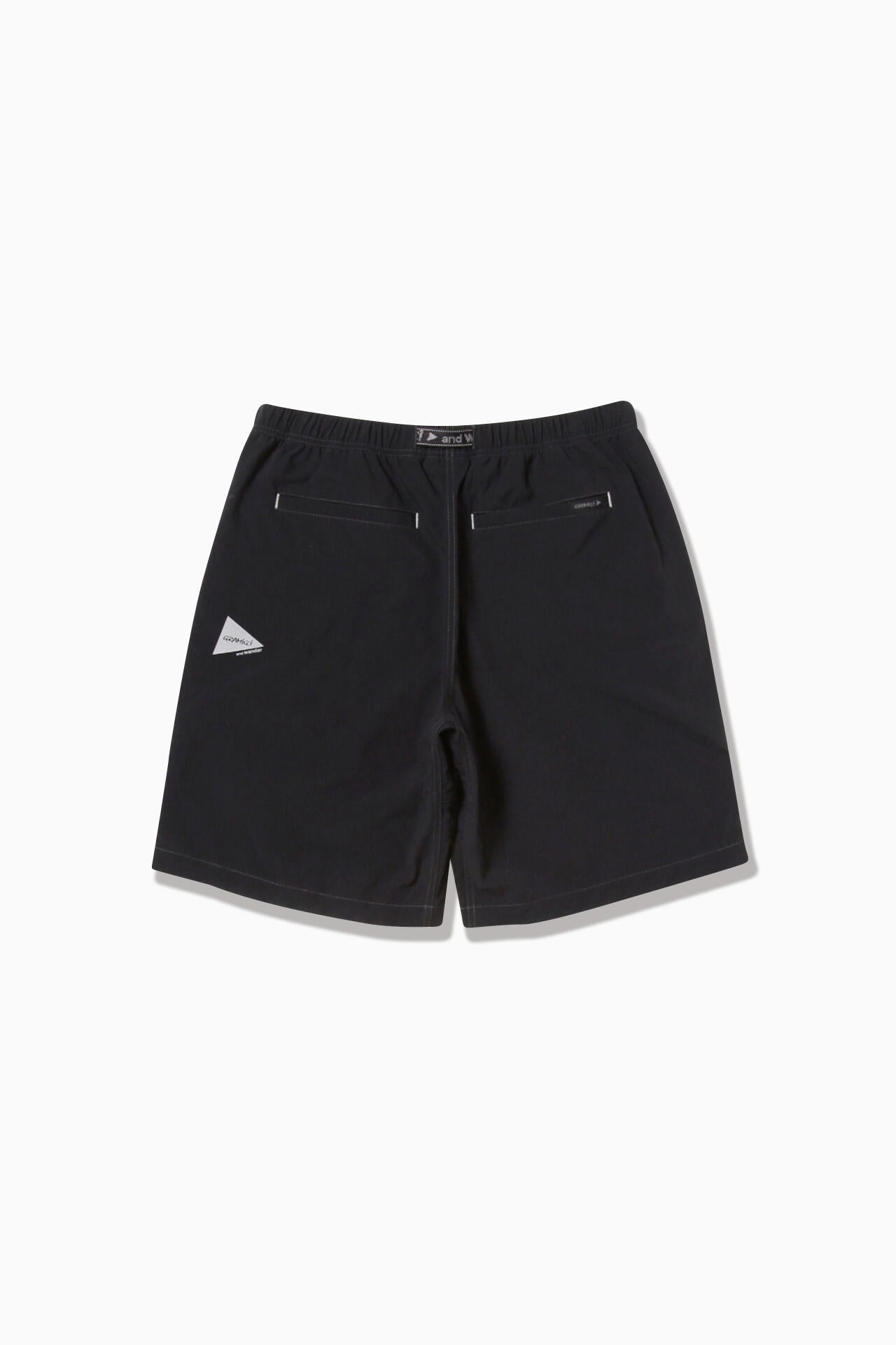 AND WANDER X GRAMICCI M NYLON G-SHORT-BLACK