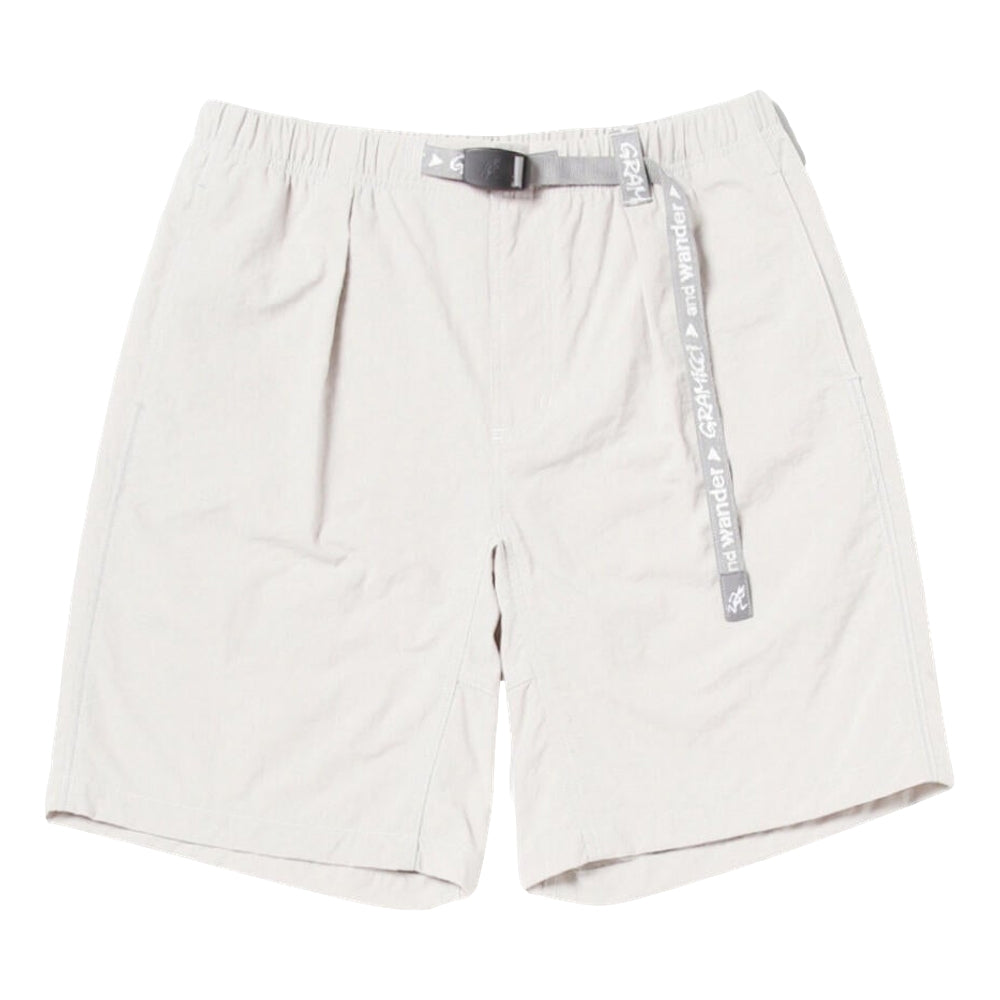 AND WANDER X GRAMICCI M NYLON G-SHORT-LIGHT GREY