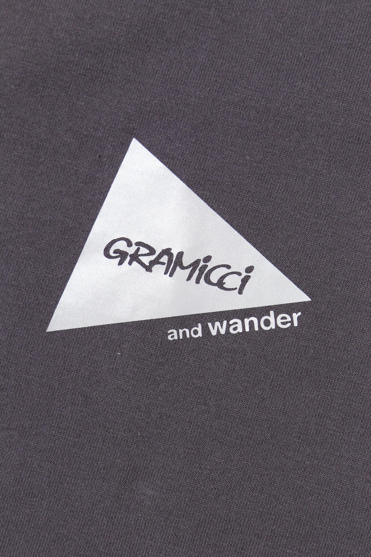 AND WANDER X GRAMICCI TECH RUGBY SHIRT-CHARCOAL
