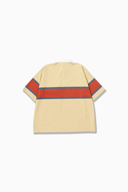 AND WANDER X GRAMICCI TECH RUGBY SHIRT-YELLOW