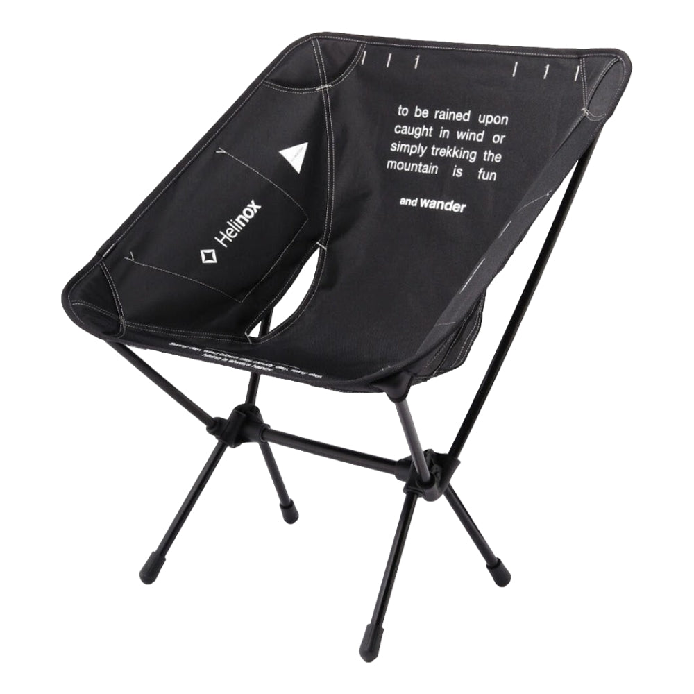 AND WANDER X HELINOX FOLDING CHAIR ONE-BLACK
