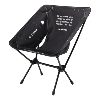 AND WANDER X HELINOX FOLDING CHAIR ONE-BLACK