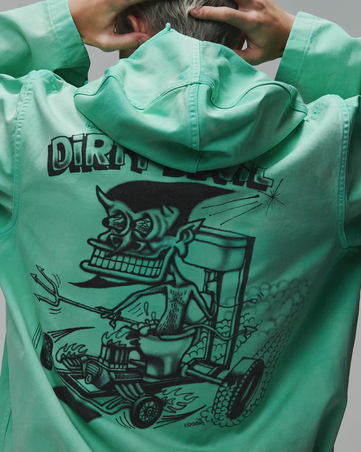 BOWWOW X SKETCH DEVEIL SALAGE PARKA AGED-GREEN