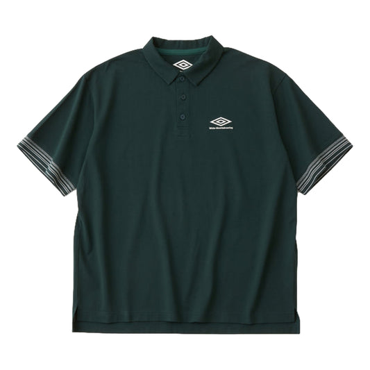 WHITE MOUNTAINEERING X UMBRO POLO SHIRT-GREEN