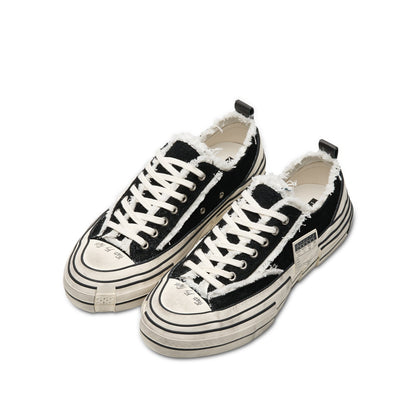 XVESSEL XVESSEL LOWS BLACK SUEDE-BLACK