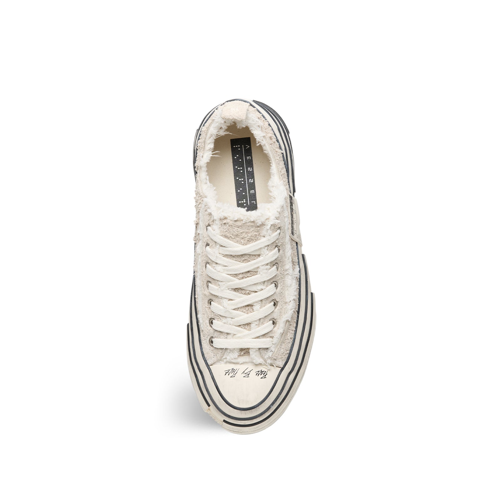 XVESSEL XVESSEL LOWS WHITE SUEDE-WHITE