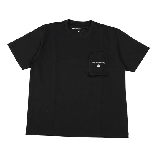 OPEN DIALOGUE X WHITE MOUNTAINEERING ZIP POCKET TEE-BLACK