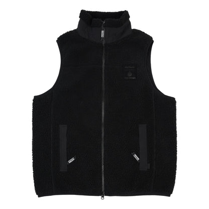 OPEN DIALOGUE X WILD THINGS BOA VEST-BLACK