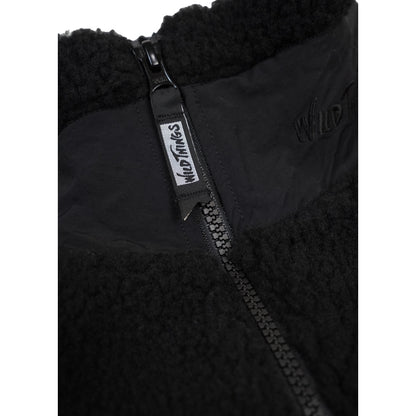 OPEN DIALOGUE X WILD THINGS BOA VEST-BLACK