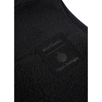 OPEN DIALOGUE X WILD THINGS BOA VEST-BLACK