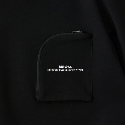 WHITE MOUNTAINEERING ZIP POCKET T-SHIRT-BLACK