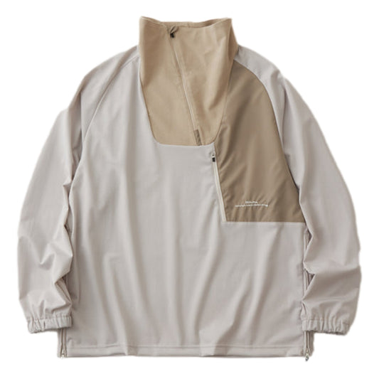 WHITE MOUNTAINEERING ZIP PULLOVER-IVORY