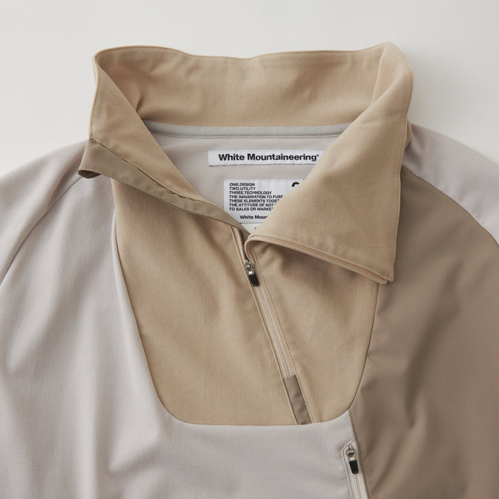 WHITE MOUNTAINEERING ZIP PULLOVER-IVORY