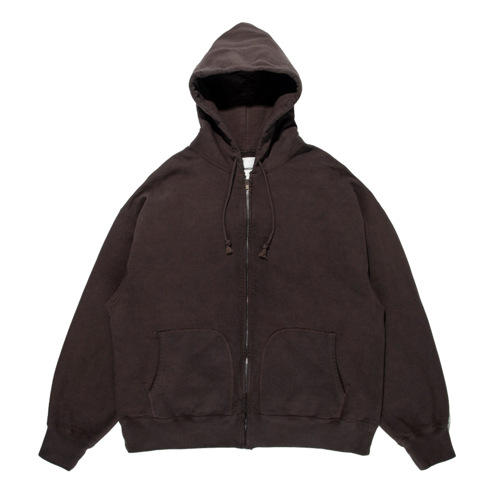 BOW WOW ZIP SWEAT HOODIE-BROWN