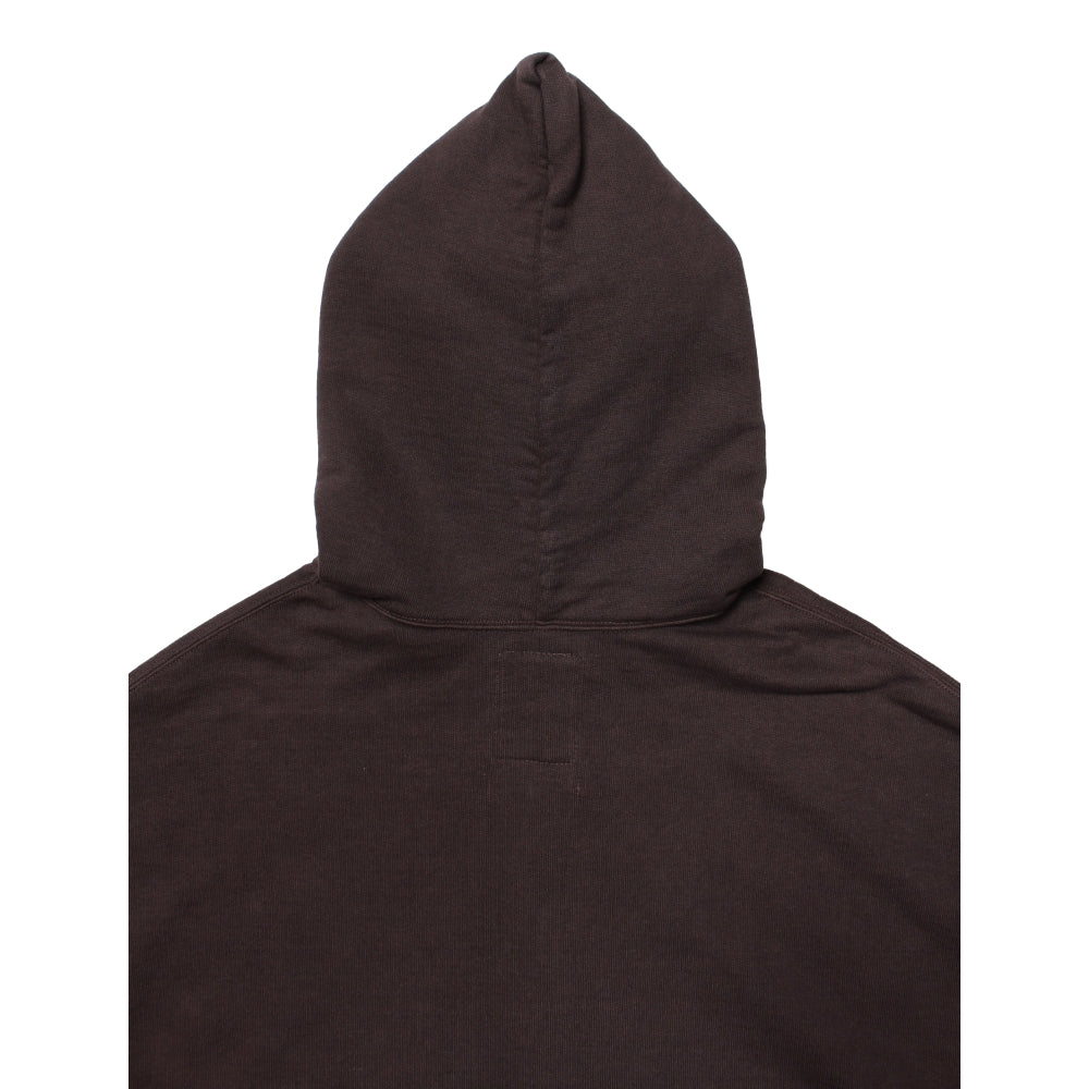 BOW WOW ZIP SWEAT HOODIE-BROWN