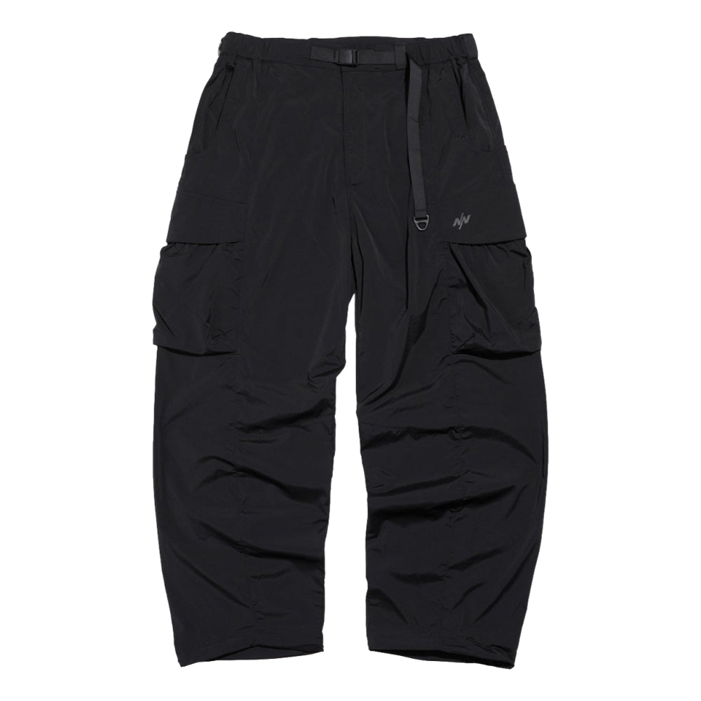 NINE POINT NINE ELEMENT 3D POCKET PANTS-BLACK