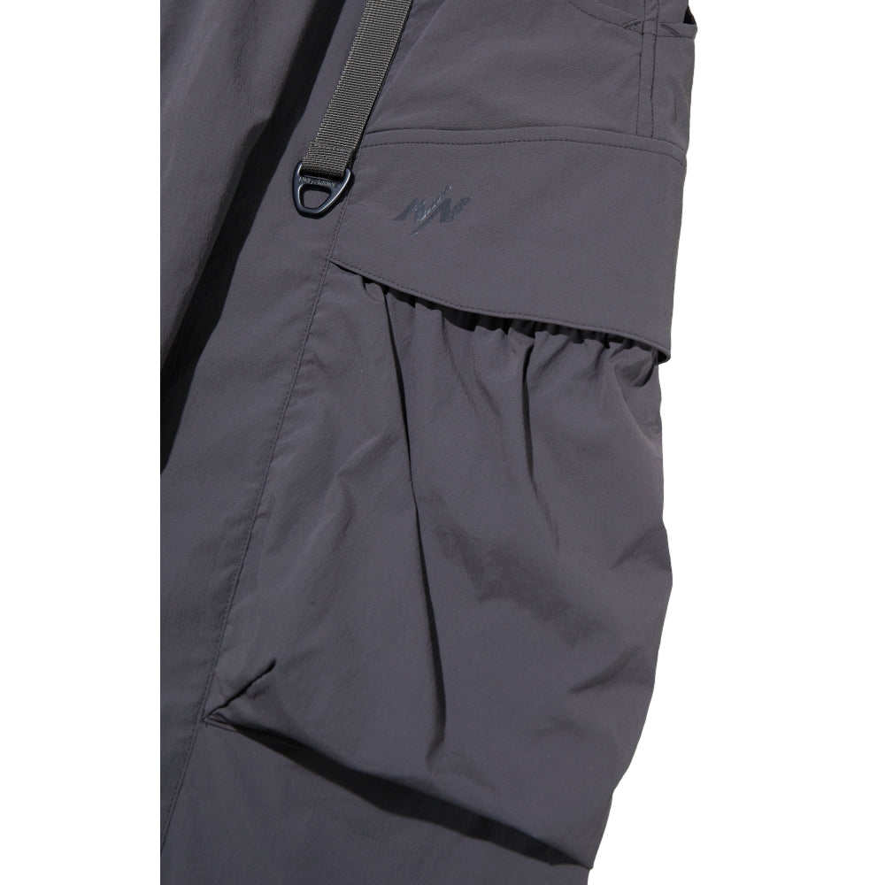 NINE POINT NINE ELEMENT 3D POCKET PANTS-DARK GREY