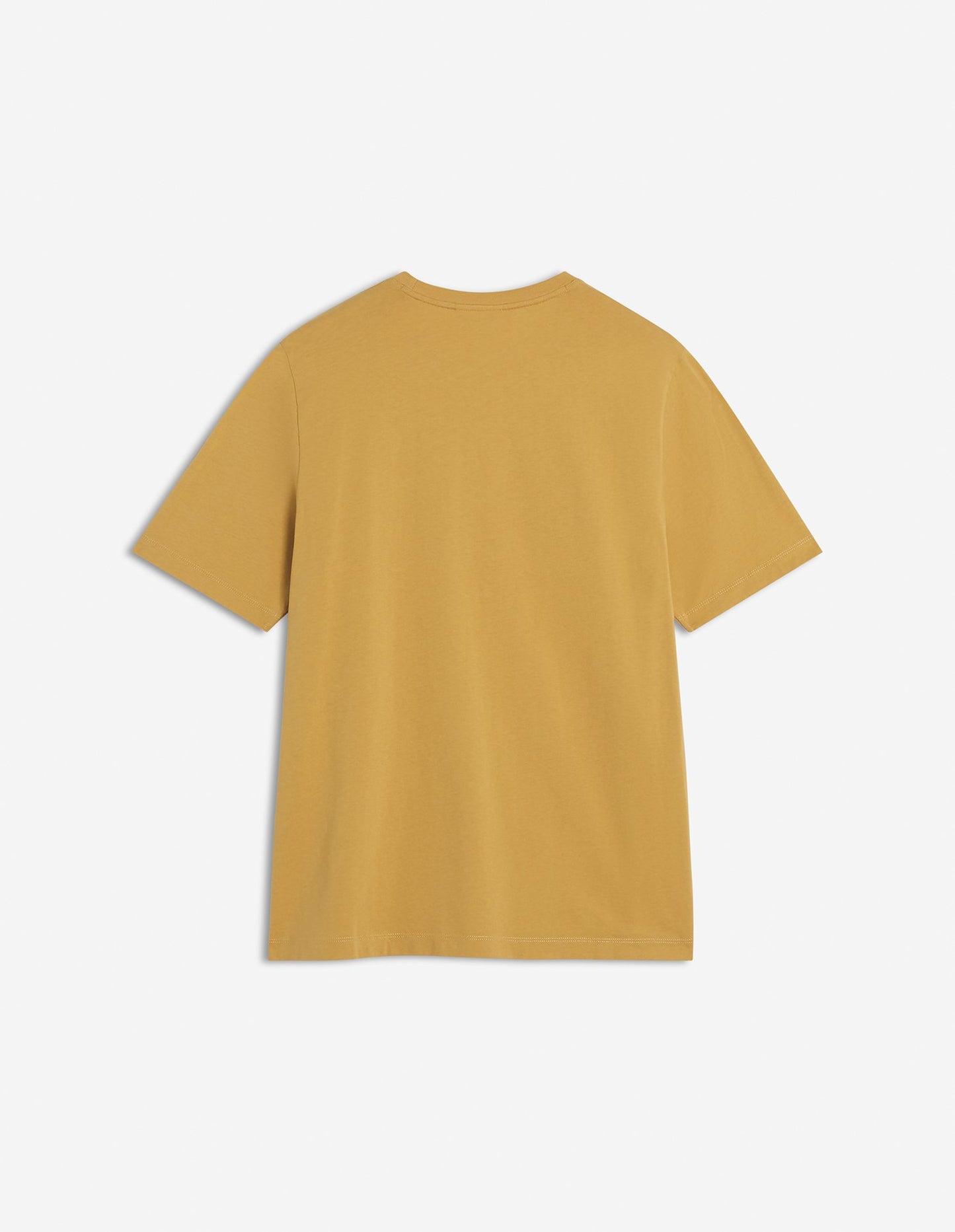 MAISON KITSUNE M CHILLAX FOX PATCH REGULAR TEE-SHIRT-GOLD