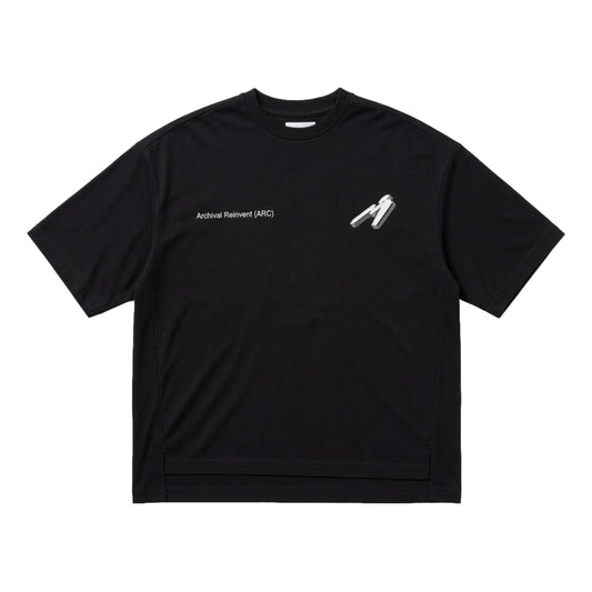 ARCHIVAL REINVENT ARC LOGO TEE-BLACK