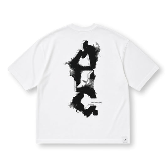 ARCHIVAL REINVENT ARC LOGO TEE-WHITE