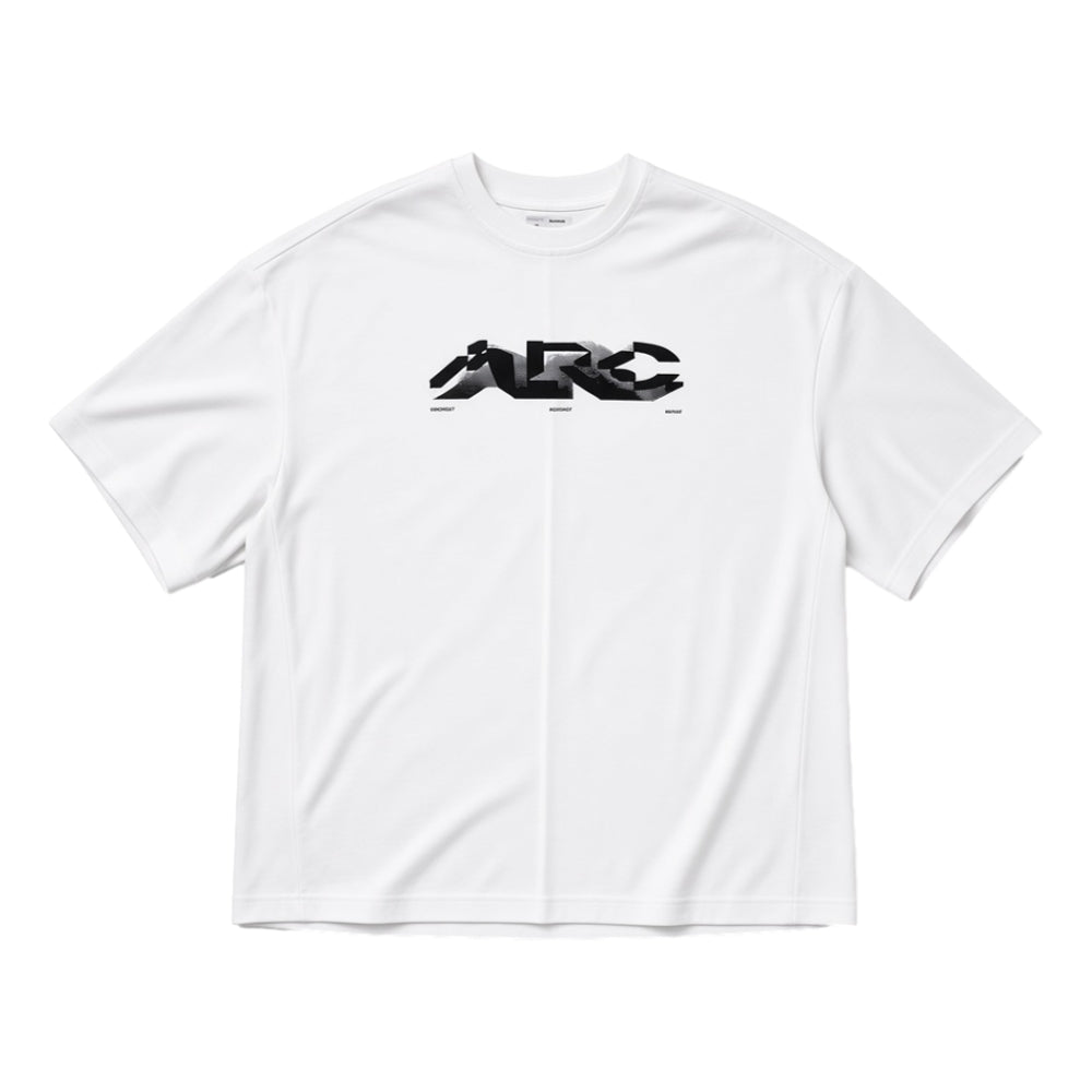 ARCHIVAL REINVENT ARC LOGO TEE-WHITE