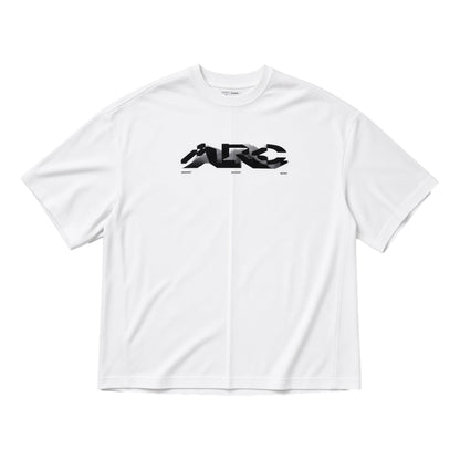 ARCHIVAL REINVENT ARC LOGO TEE-WHITE