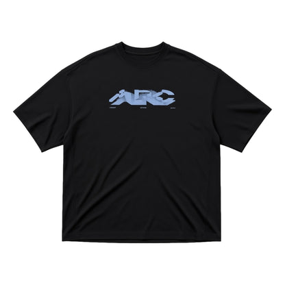 ARCHIVAL REINVENT ARC LOGO TEE-BLACK