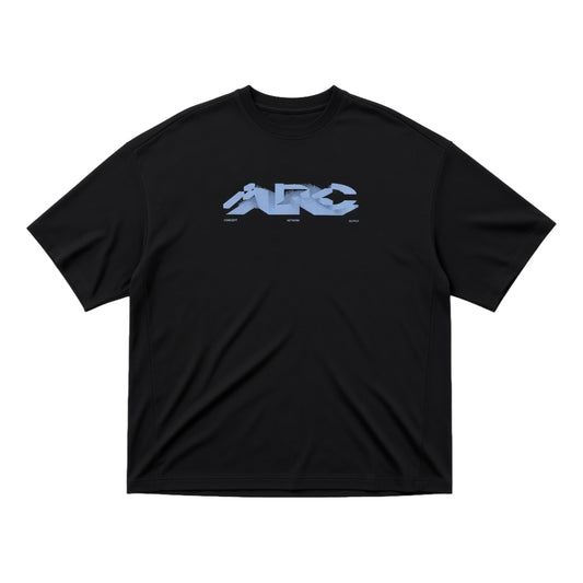 ARCHIVAL REINVENT ARC LOGO TEE-BLACK
