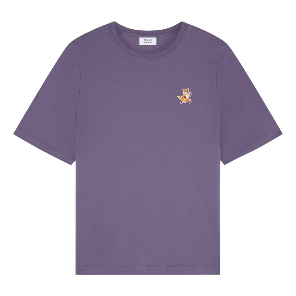 MAISON KITSUNE W SPEEDY FOX PATCH COMFORT TEE-SHIRT-ASTER