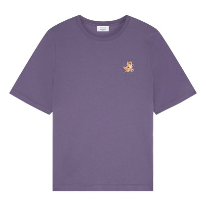 MAISON KITSUNE W SPEEDY FOX PATCH COMFORT TEE-SHIRT-ASTER