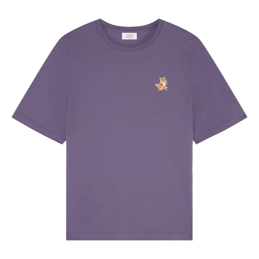 MAISON KITSUNE W SPEEDY FOX PATCH COMFORT TEE-SHIRT-ASTER