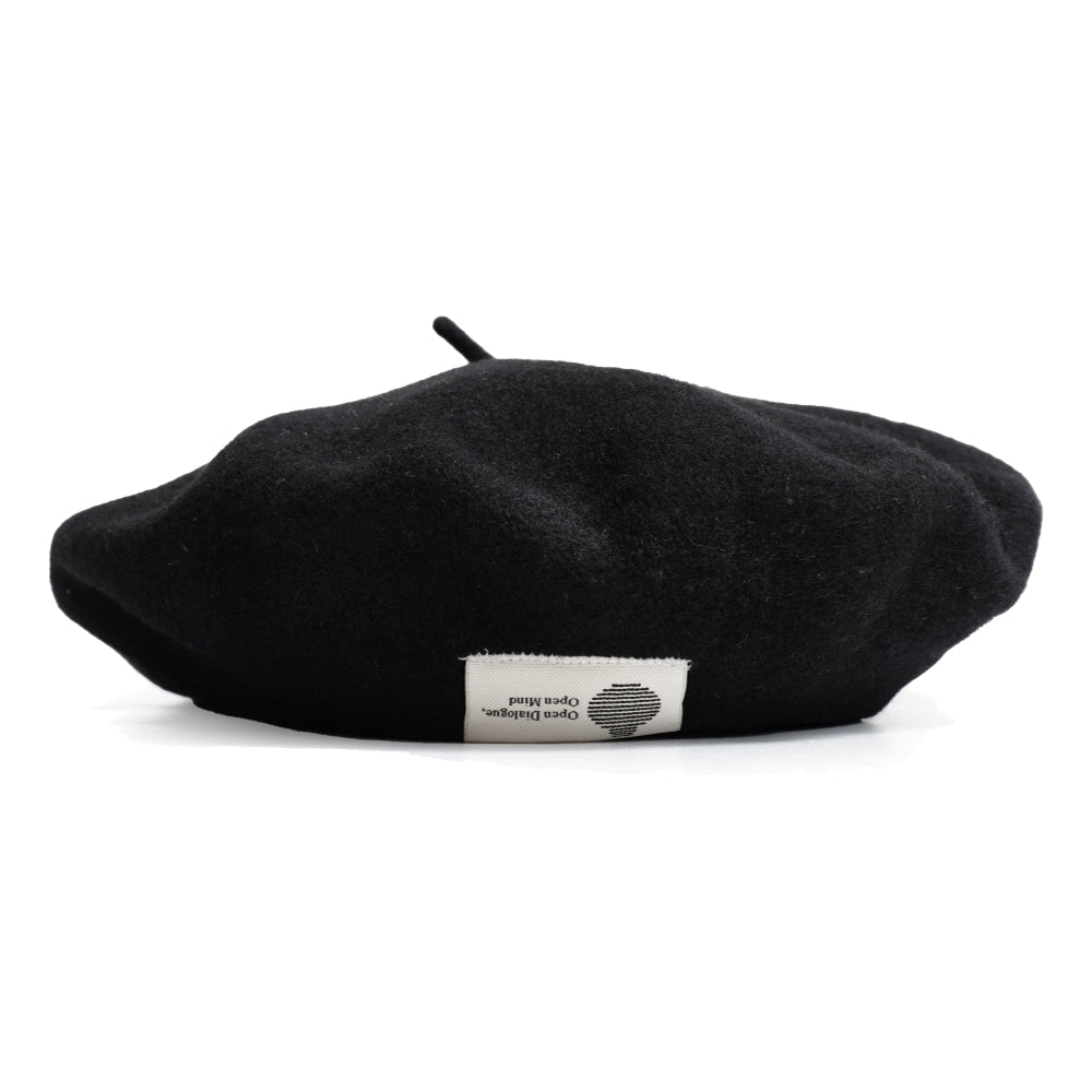 OPEN DIALOGUE x NEW ERA BERET-BLACK